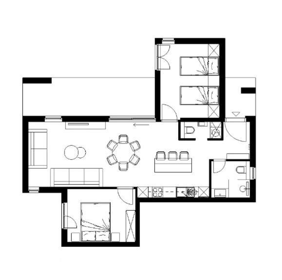 Villa Magna Luxury Apartments 穆泰尔岛 外观 照片